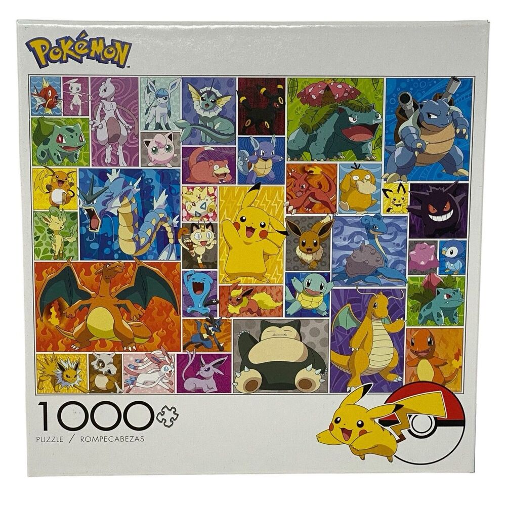 Pokemon Charizard Jigsaw Puzzle 1000 Piece Eevee Collage Buffalo Games Gift